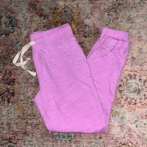 J Crew cotton lilac joggers